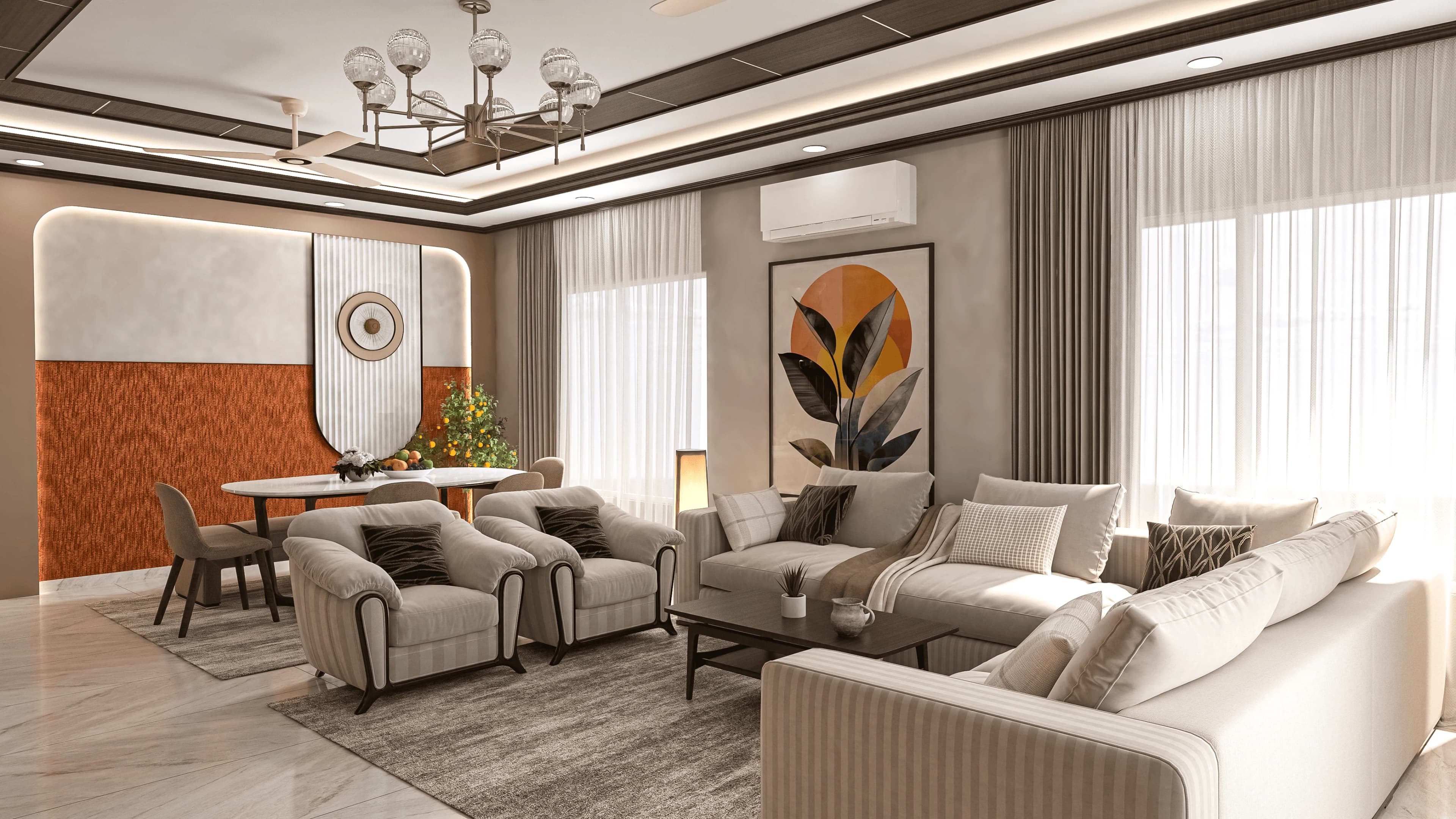 How to Zone a 400 Sq Ft Studio Apartment in New Town Without Walls
