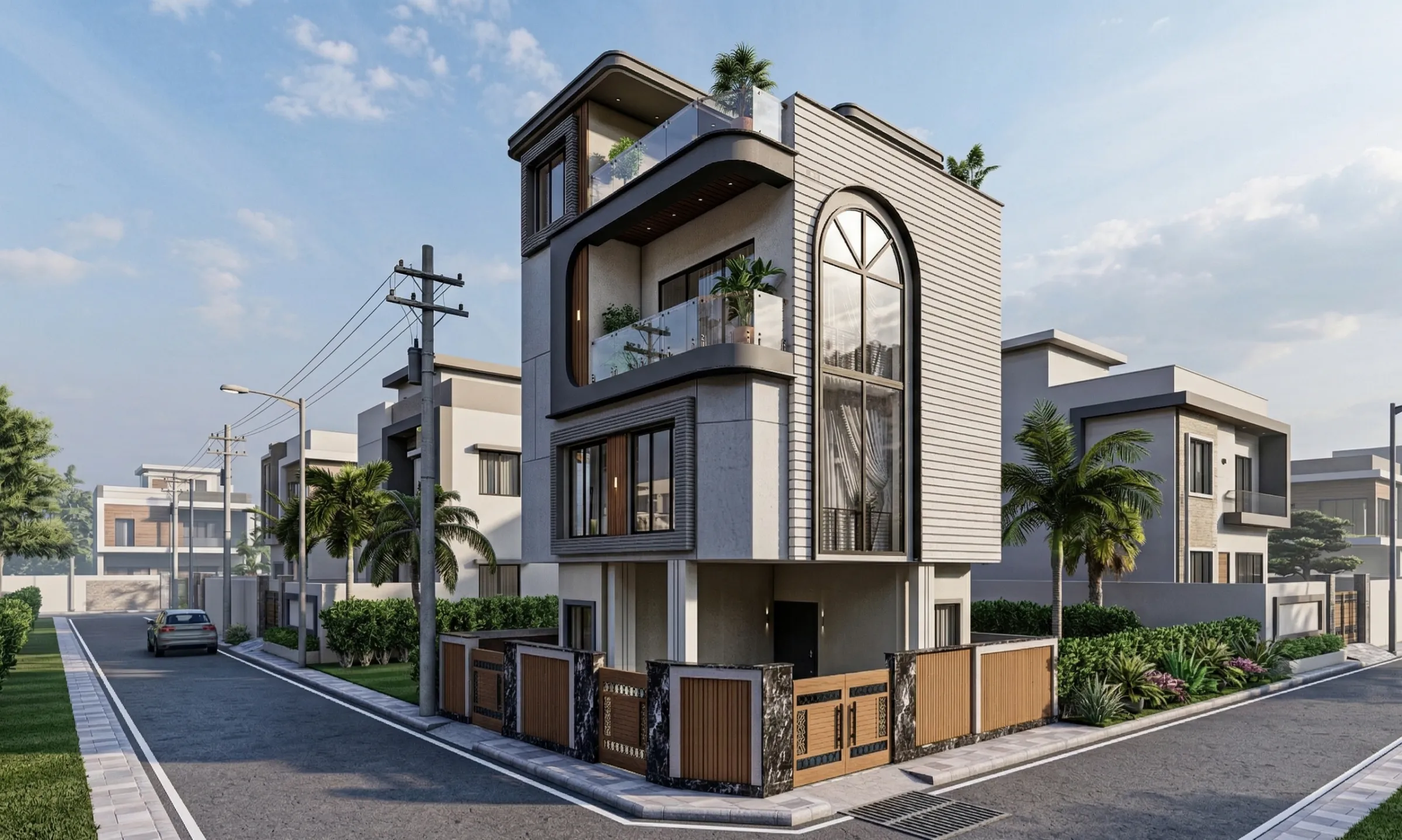 The Ribbon House — view