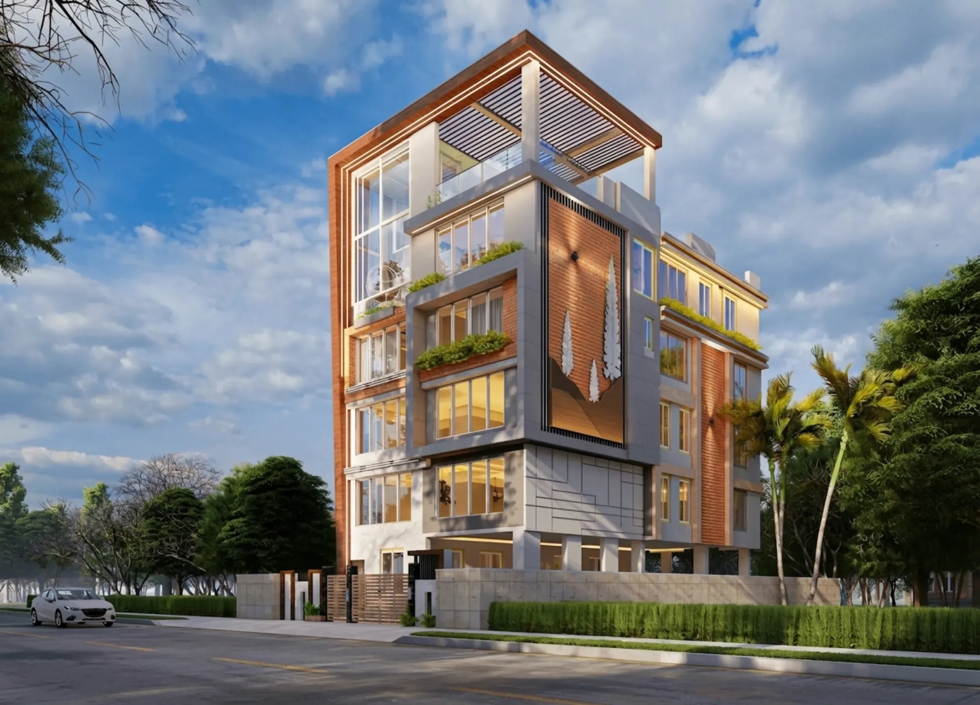 The Cypress House — view