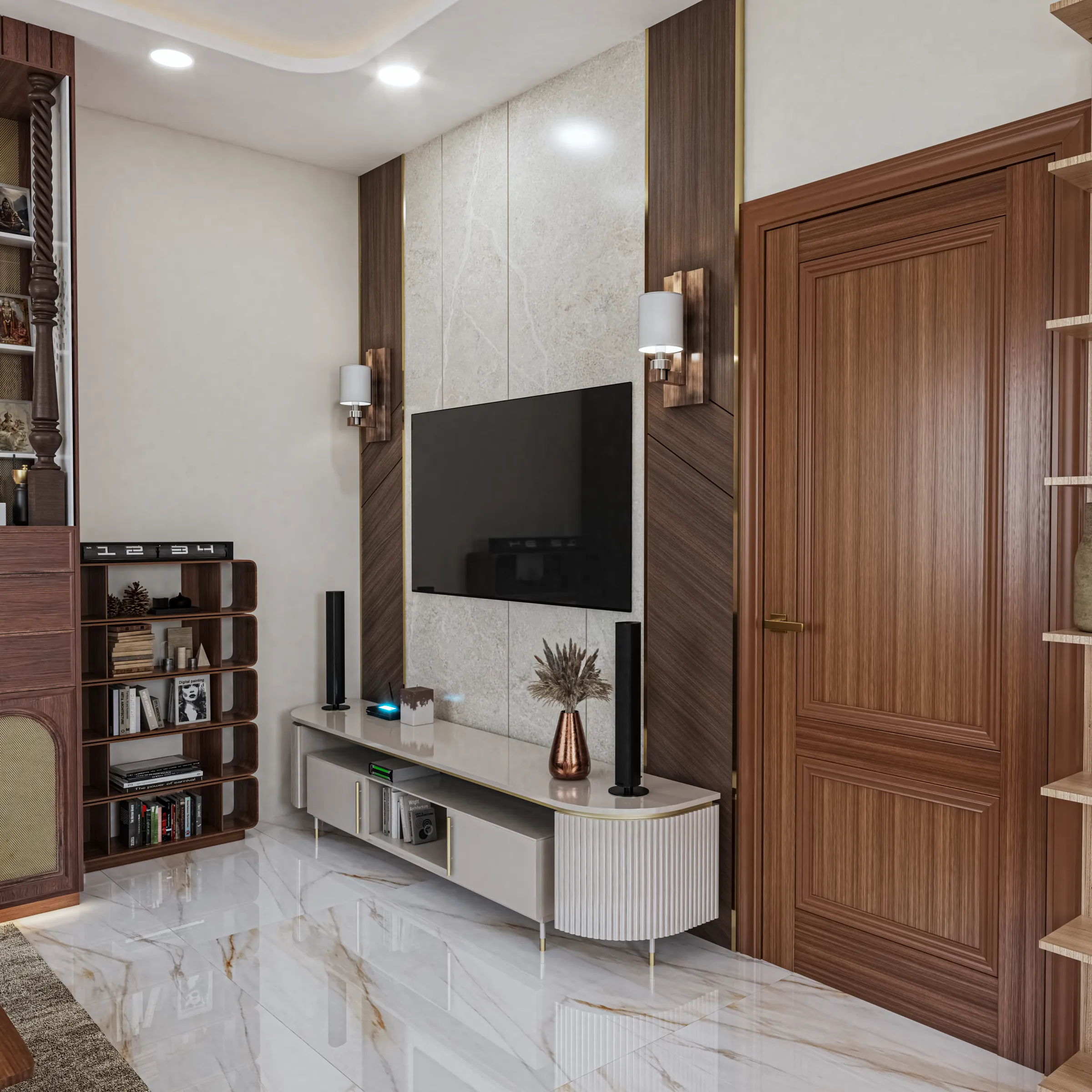 Warm Modern 2BHK Interiors — view 5
