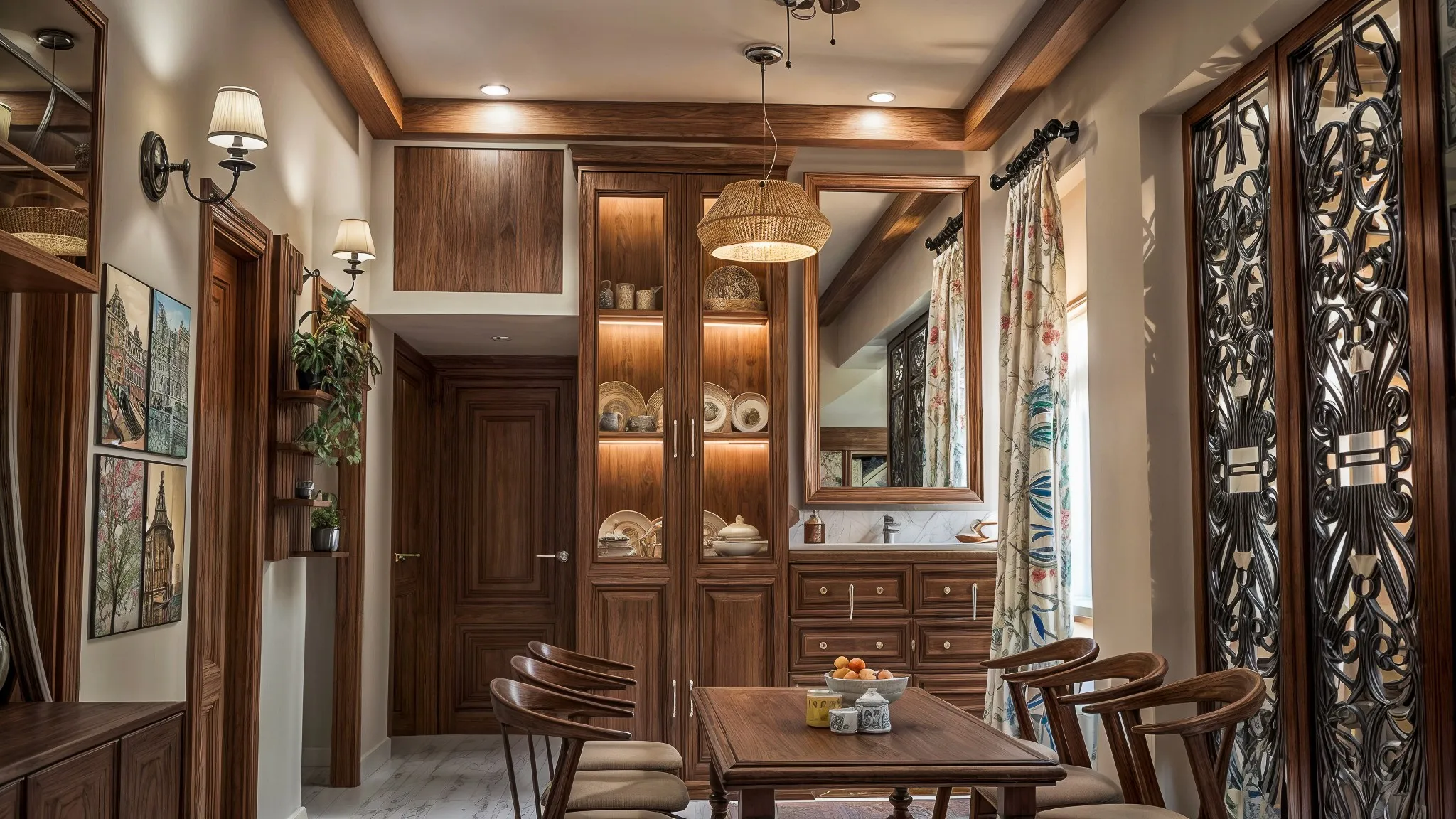 Interior spaces designed with natural light and considered proportions