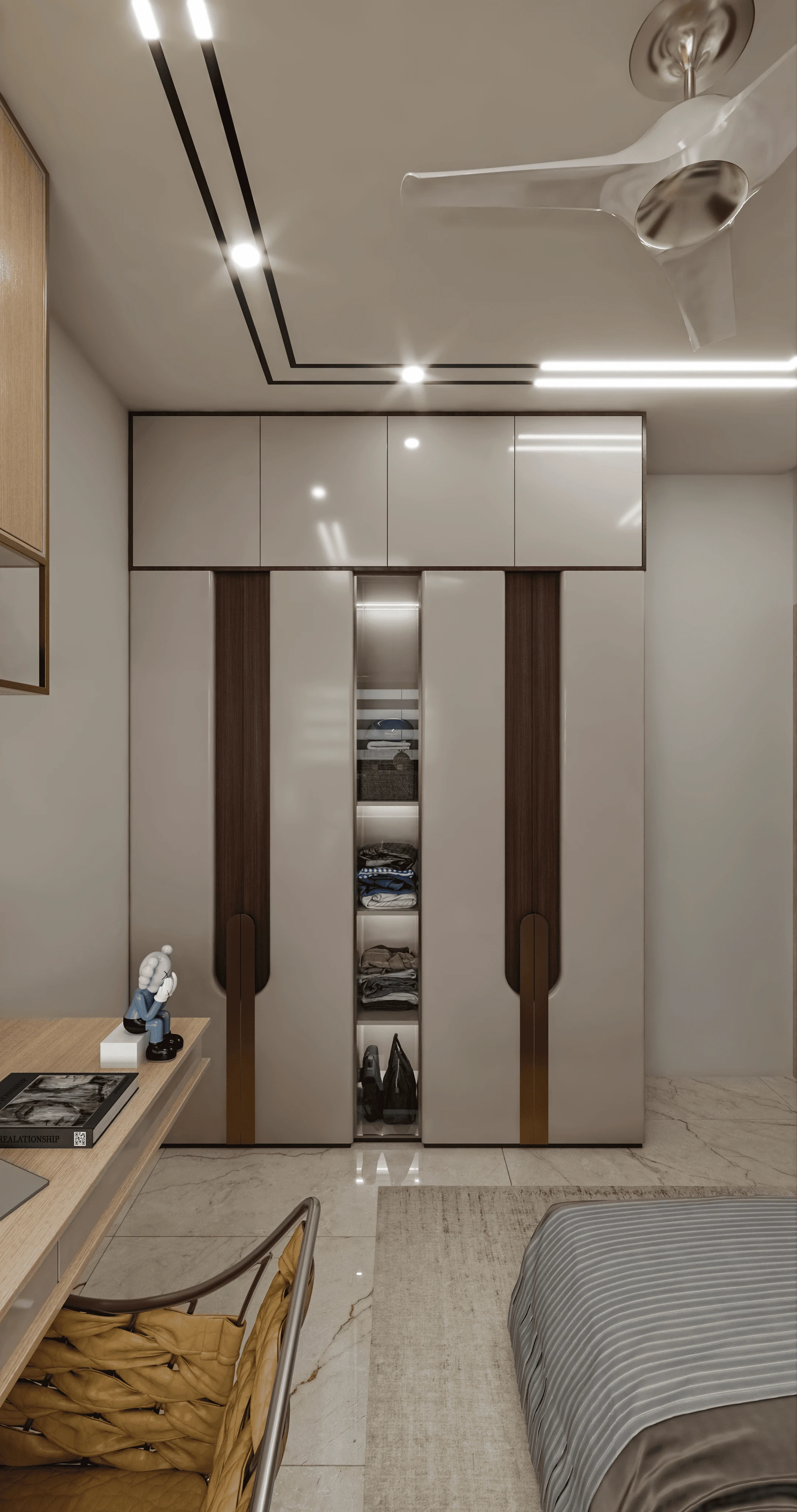 A completed living space in a New Town home designed by Studio Contour