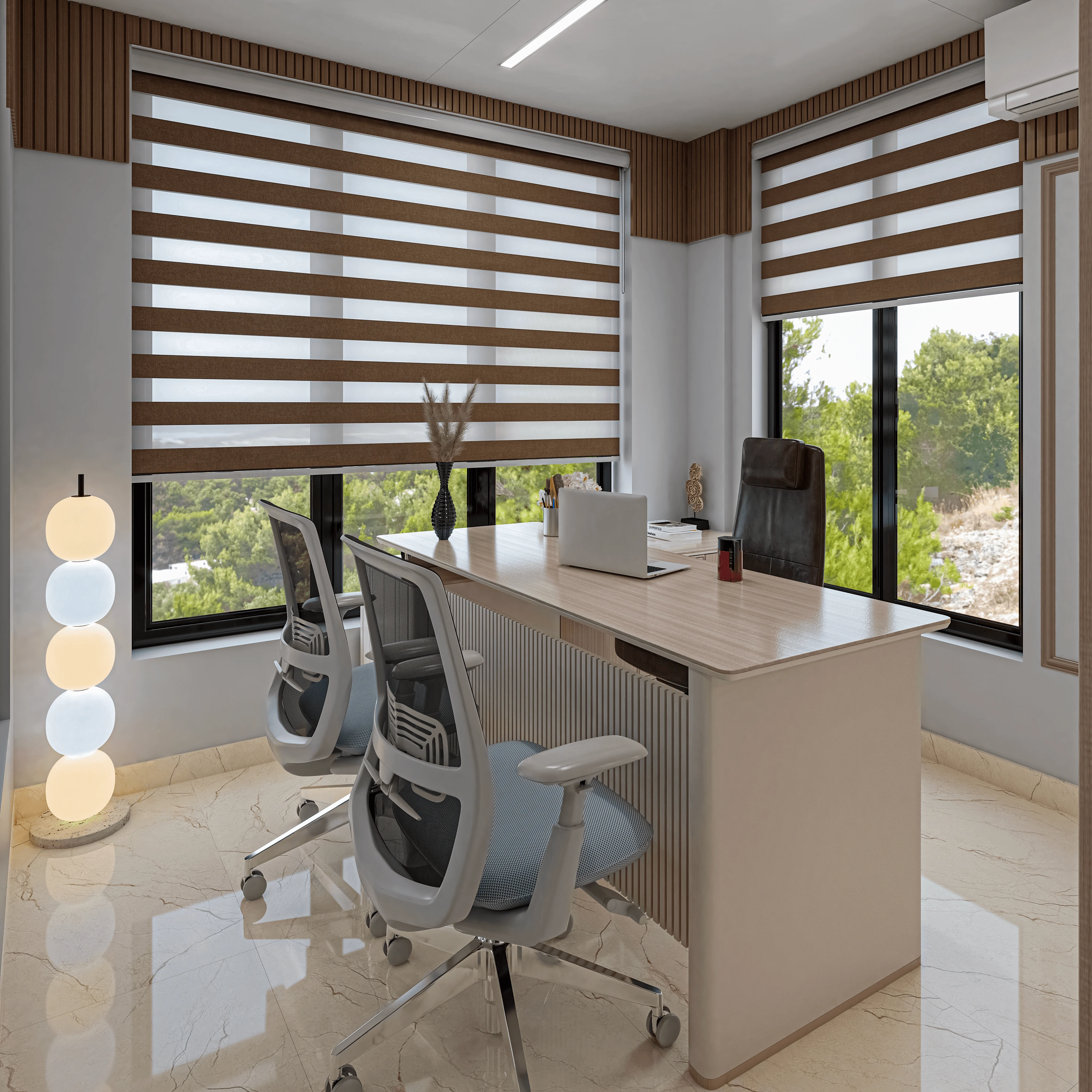 A modern independent bungalow designed by Studio Contour in New Town, Kolkata