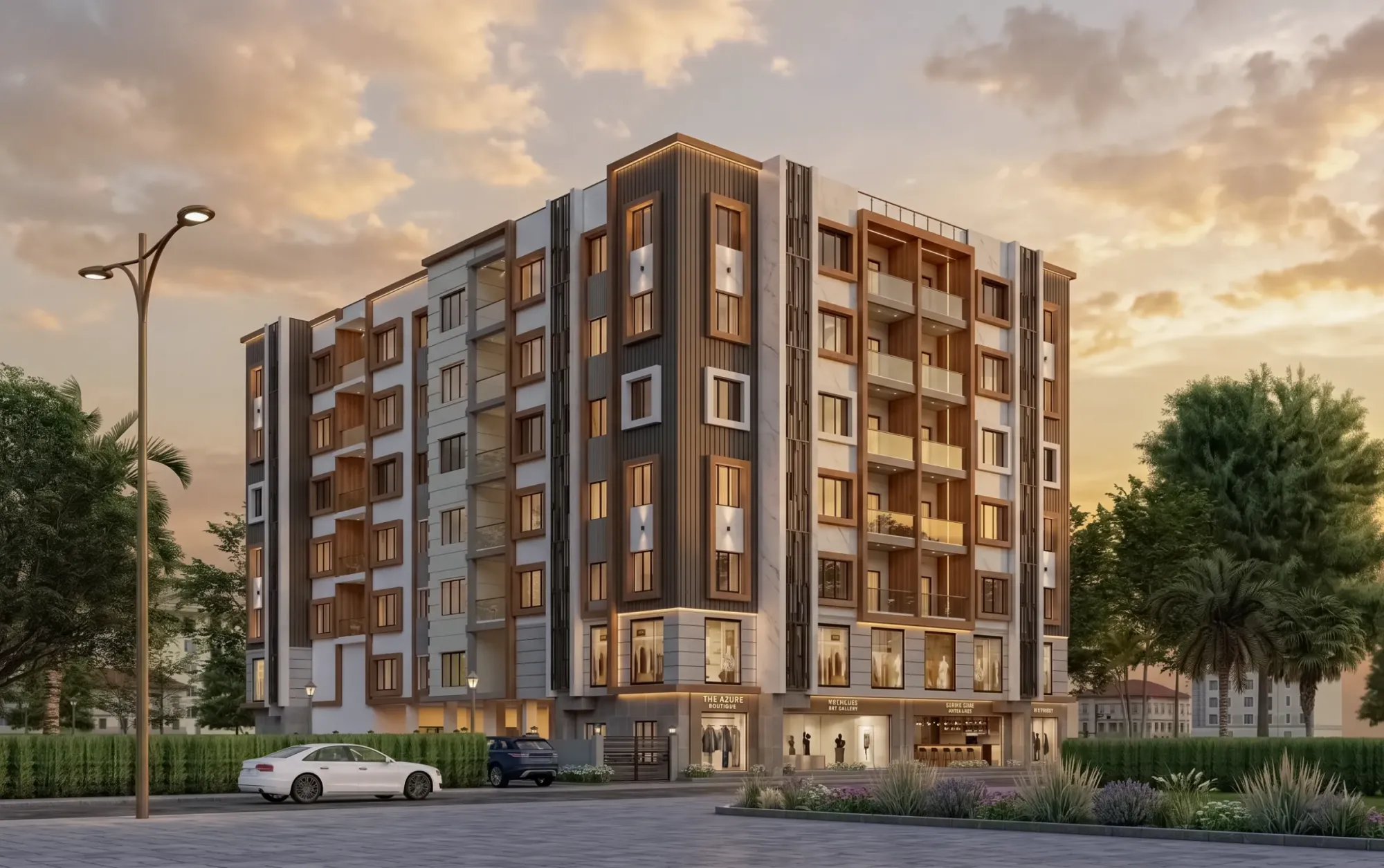 How to Landscape a Housing Society Compound in New Town and Rajarhat