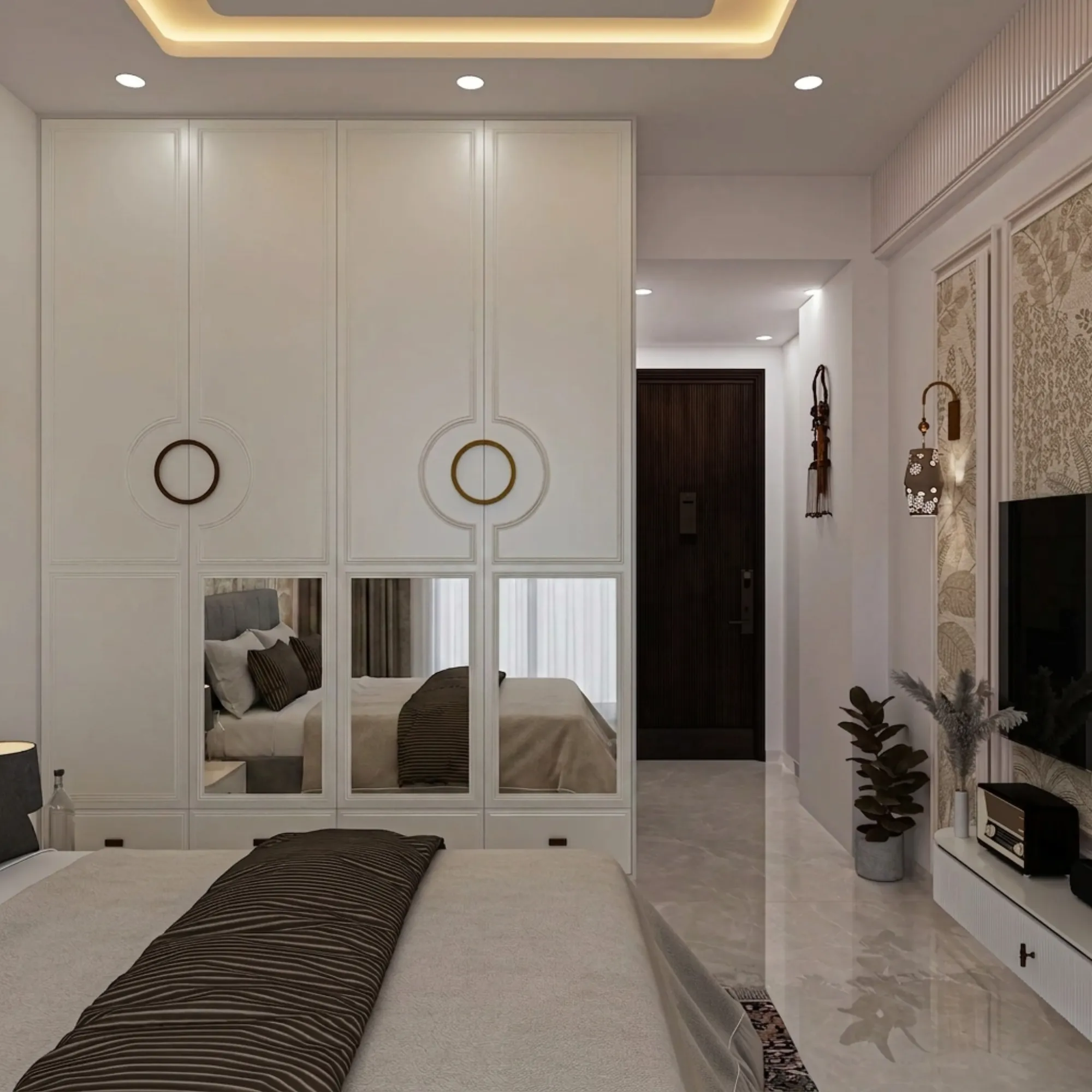 Guest Room Setup for Outstation Relatives Visiting a Small Kolkata Flat for New Year