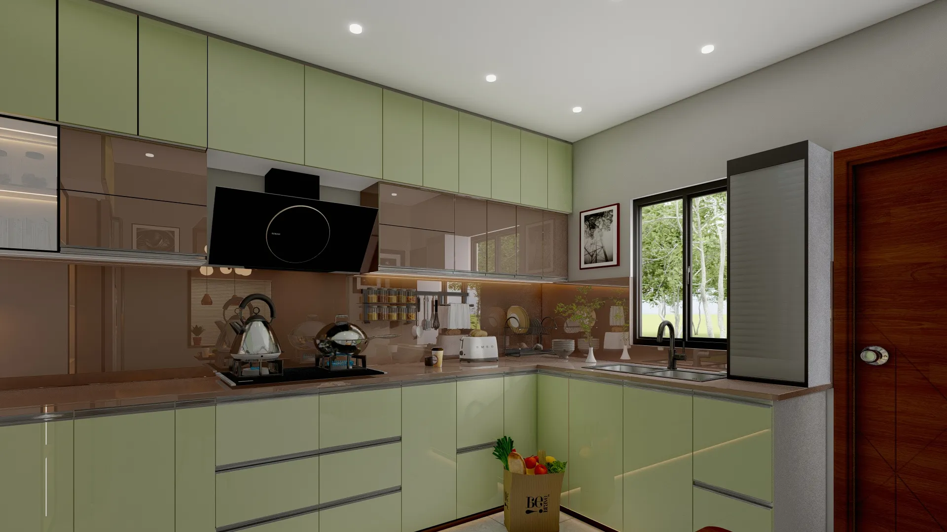 Sage Green Kitchen Cabinets: 18 Design Ideas for Indian Homes