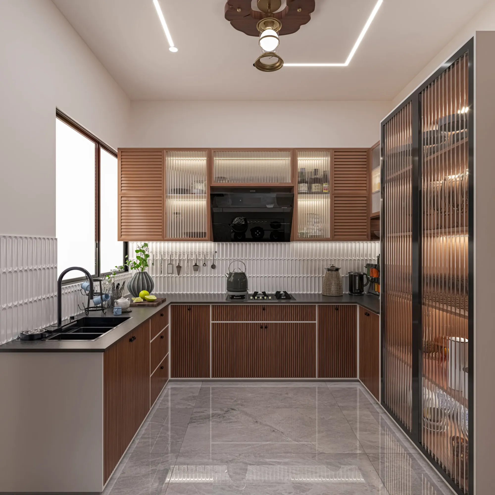 Corridor Lighting and Storage Ideas for New Town Apartments