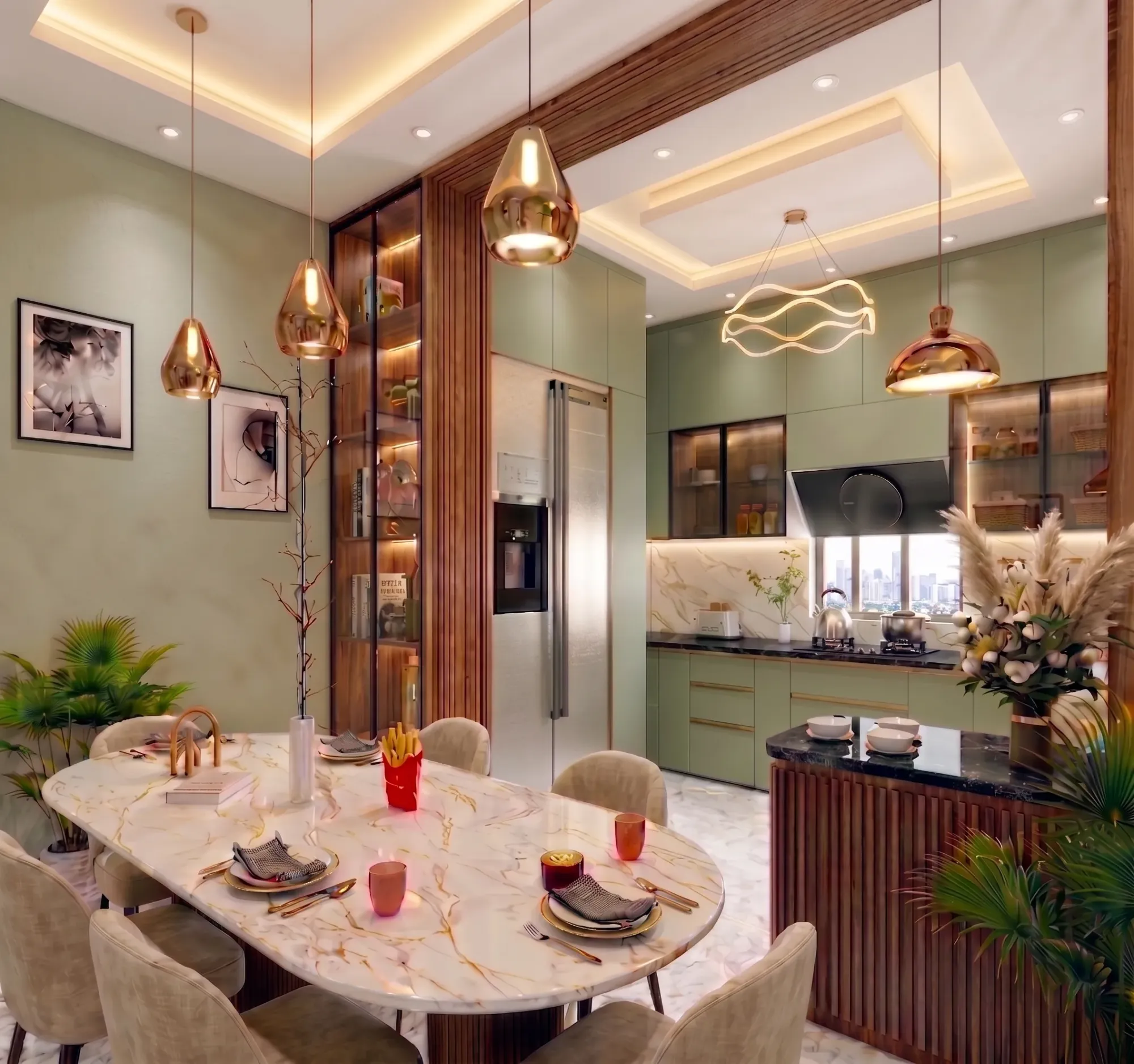 Open Kitchen & Dining, by Studio Contour